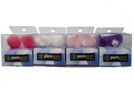 Range of Pom Pom Earphone colours